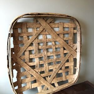 Chic Tobacco Drying Basket circa 1940